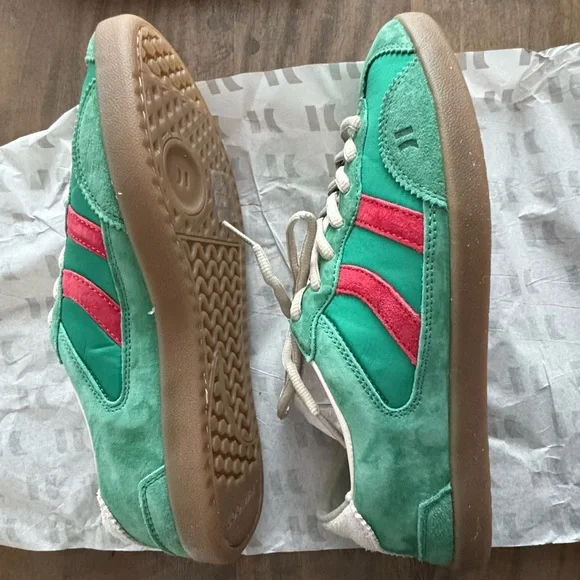 Coolway Vibrant Green and Coral Sneakers Size 41/10 NWT - Picture 9 of 12